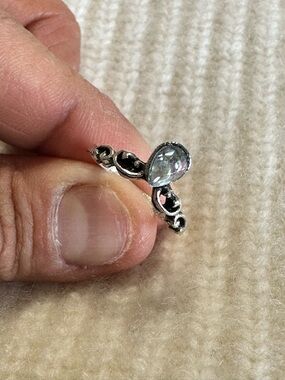 Silver summer toe  ring